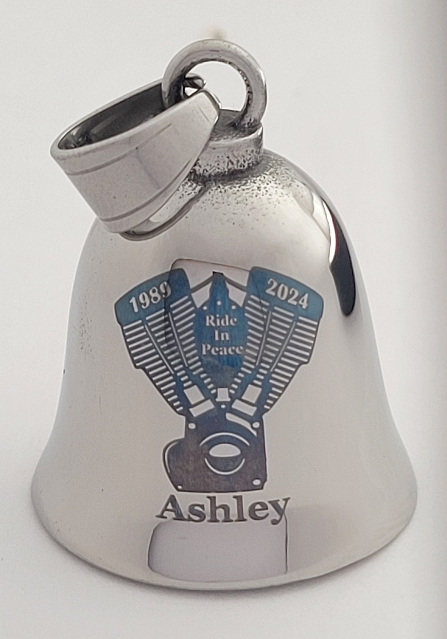 Personalized Gremlin Bell Guardian Bell Biker Bell Motorcycle Bell Guard Bell Biker Gift Custom Bell Engraved Bell Stainless Steel Bel l