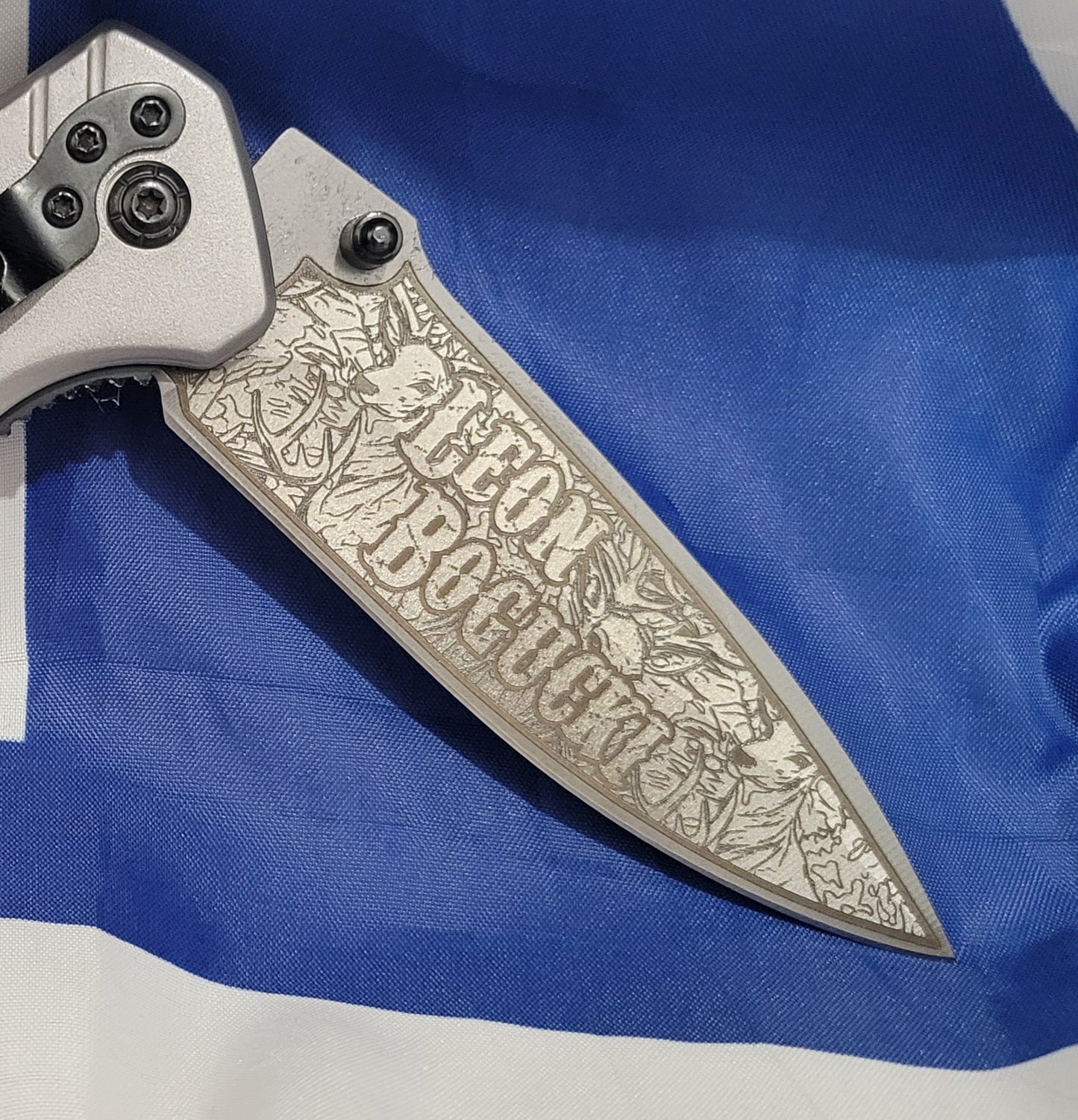 Your Adventure, Your Way β Custom Laser Engraved Folding Knife!
