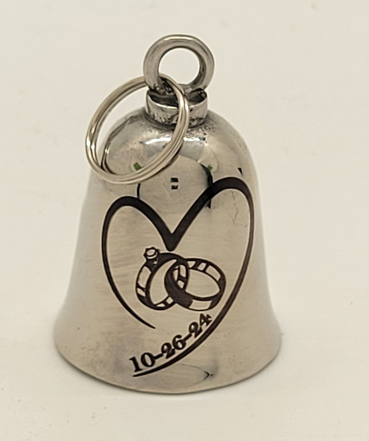 Custom Engraved Stainless Steel Guardian Bell - Personalized Motorcycle Biker Gift