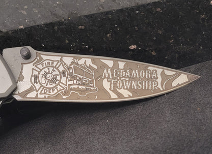 Your Adventure, Your Way – Custom Laser Engraved Folding Knife!