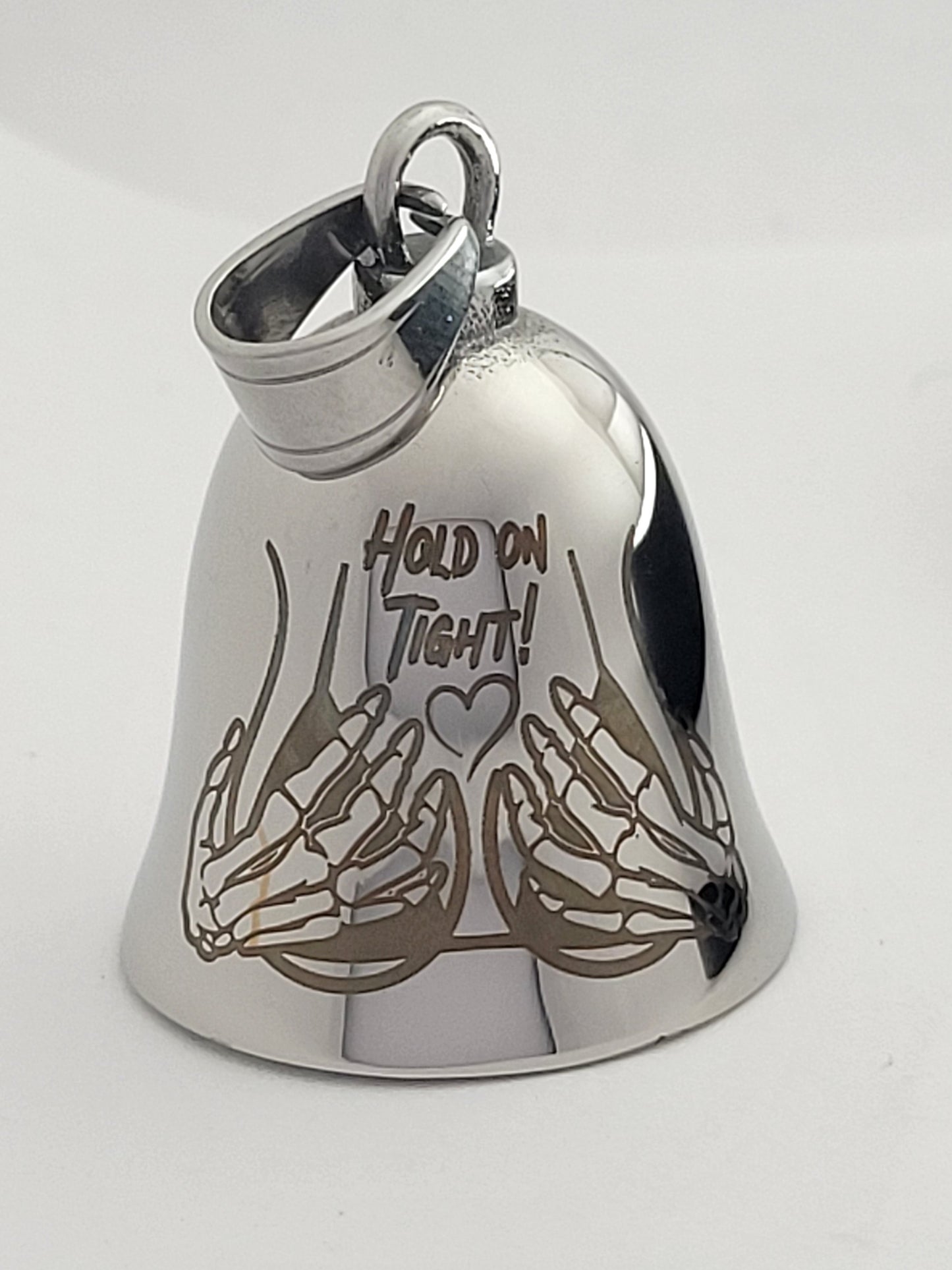 Custom Engraved Stainless Steel Guardian Bell - Personalized Motorcycle Biker Gift