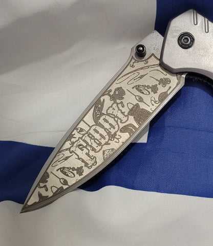 Your Adventure, Your Way – Custom Laser Engraved Folding Knife!