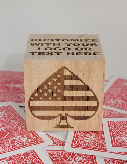 The American Euchre Cube Trump Marker: The Game-Changer Every Card Player Needs On Game Night! Personalized Just For You! Custom Engraved!