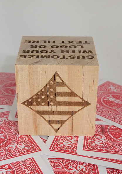 The American Euchre Cube Trump Marker: The Game-Changer Every Card Player Needs On Game Night! Personalized Just For You! Custom Engraved!