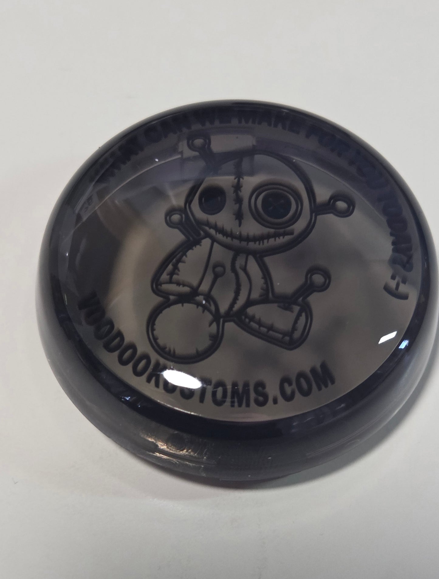 Personalized Smoked Motorcycle Signal Lenses – Custom 2" Covers for Harley Baggers
