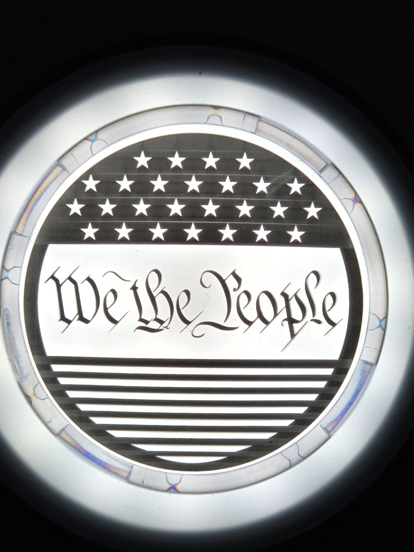 Personalized Smoked Motorcycle Signal Lenses – Custom 2" Covers for Harley Baggers