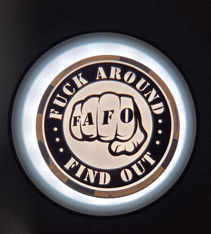 Personalized Smoked Motorcycle Signal Lenses – Custom 2" Covers for Harley Baggers